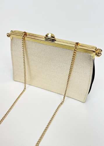 (us)50~60s ande gold clutch bag