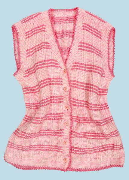 (eu)pink stripe cardigan